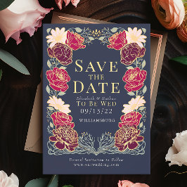 Bezauberter Garten Hochzeit Save the Date Grün Einladung