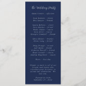 Bezauberter Garten Light Blue Burgundy Marine Programm (Rückseite)