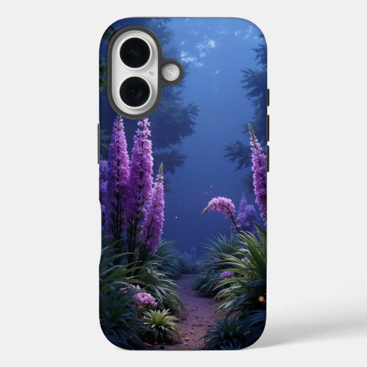 Bezauberter Glade of Twilight Blooms iPhone Case (Rückseite)