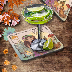 Bezauberter Herbstduschendusche Untersetzer