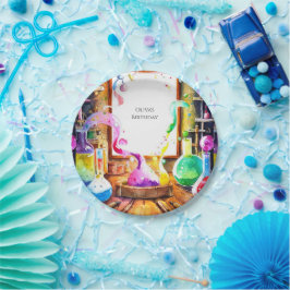 Bezauberter Kids-Chemie-Wissenschaftler Geburtstag Pappteller