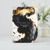 Bezauberter Kinderraum Geburtstag Dankeskarte (Stehend Vorderseite)