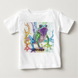 Bezauberter, lebendiger Happy Frog Baby T-shirt