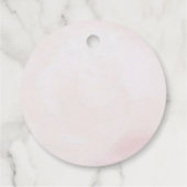 Bezauberter Märchengarten für die MädchenBaby-Dusc Geschenkanhänger (Rückseite)