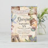 Bezauberter Märchenwald Einladung (Stehend Vorderseite)