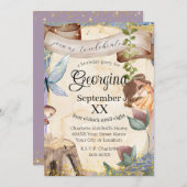 Bezauberter Märchenwald Einladung (Vorne/Hinten)