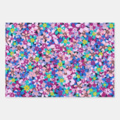 Bezauberter Mitternachtssommer Botanischer Garten Geschenkpapier Set (Vorderseite 3)