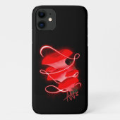 Bezauberter Oyster Glows Red Mushroom TelefonCase Case-Mate iPhone Hülle (Rückseite)