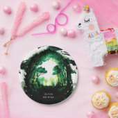 Bezauberter Pastel Woodland Geburtstag Pappteller (Party)