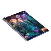 Bezauberter Quallen-Ozean - Unterwasserwelt Notizblock (Rechte Seite)