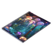 Bezauberter Quallen-Ozean - Unterwasserwelt Notizblock (Linke Seite)