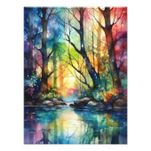 Bezauberter Regenbogenwald Fotodruck (Vorne)