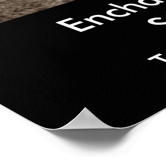 Bezauberter Rock Staat Park, Tx Poster (Ecke)