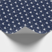 Bezauberter See - Graceful Swan Muster Design Geschenkpapier (Ecke)
