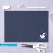 Bezauberter See - Graceful Swan Seidenpapier (Handwerk)