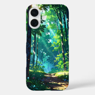Bezauberter Sommerwald iPhone 16 Hülle