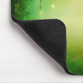 Bezauberter Traumwald & Lichter - rustikal, indivi Mousepad (Ecke)