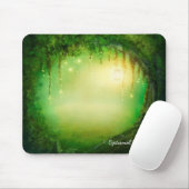 Bezauberter Traumwald & Lichter - rustikal, indivi Mousepad (Mit Mouse)