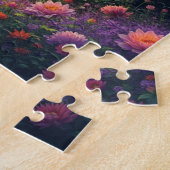 Bezauberter Wald bei Dämmerung Puzzle (Seite)