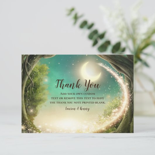 Bezauberter Wald dank Karten (Stehend Vorderseite)