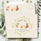 Bezauberter Wald Danke Postkarte