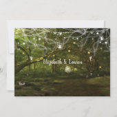 Bezauberter Wald, Fairies, Hochzeiten von String-L Einladung (Vorderseite)