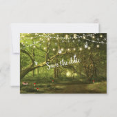 Bezauberter Wald, Fairies, Hochzeiten von String-L Save The Date (Vorderseite)