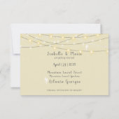 Bezauberter Wald, Fairies, Hochzeiten von String-L Save The Date (Rückseite)