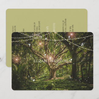 Bezauberter Wald, Feen, Einladung zur Hochzeit