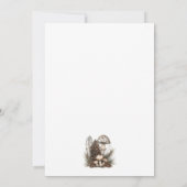 Bezauberter Wald macht zwei Geburtstagsparty Einladung (Rückseite)