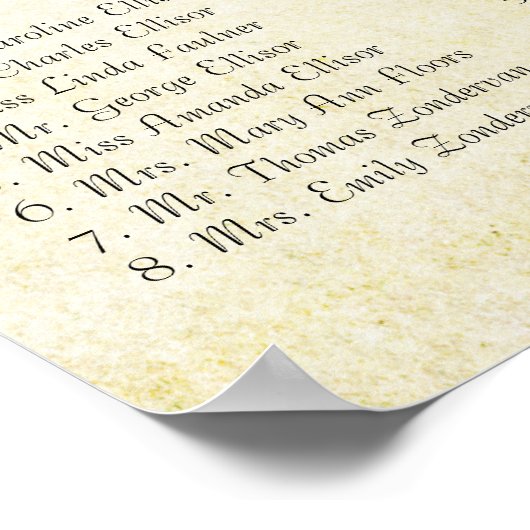 Bezauberter Wald Patchwork Blumenbaum Poster (Ecke)