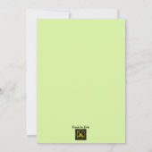 Bezauberter Wald Süße 16 Einladung (Rückseite)