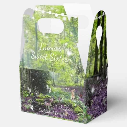 Bezauberter Wald Süße 16 Feenkanbits Pilz Geschenkschachtel (Geöffnet)
