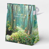 Bezauberter Wald Sweet 16 Fairies funkelnde Lichte Geschenkschachtel (Rückseite)