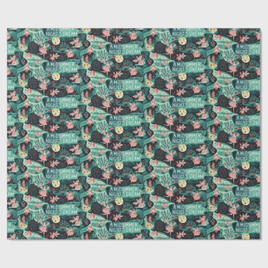 Bezauberter Wald: Whimsical Fairy Geschenkpapier (Flach)