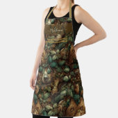 Bezauberter Waldbärenbraun-Monogramm Schürze (InSitu)