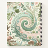 Bezauberter Waldbrunnen: Ein pastellfarbener Traum Notizblock (Rückseite)