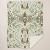 Bezauberter Waldbrunnen: Ein pastellfarbener Traum Sherpadecke (Vorderseite)