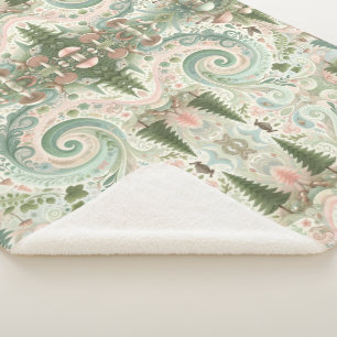 Bezauberter Waldbrunnen: Ein pastellfarbener Traum Sherpadecke