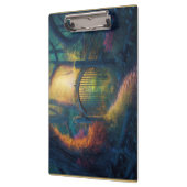 Bezauberter Waldgarten | Digitale Kunst Klemmbrett (Links)