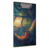 Bezauberter Waldgarten | Digitale Kunst Klemmbrett (Rechts)