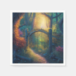 Bezauberter Waldgarten | Paper Napkins Serviette