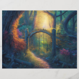 Bezauberter Waldgarten | Scrapbook Paper