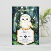 Bezauberter Waldhühnertag Einladung (Stehend Vorderseite)