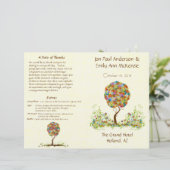 Bezauberter Waldpatchwork Blumenmauerbaum (Stehend Vorderseite)