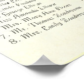 Bezauberter Waldpatchwork Blumenmauerbaum Poster (Ecke)