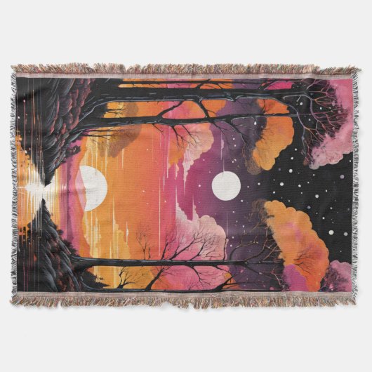 Bezauberter Waldsonnengang Decke (Vorderseite)