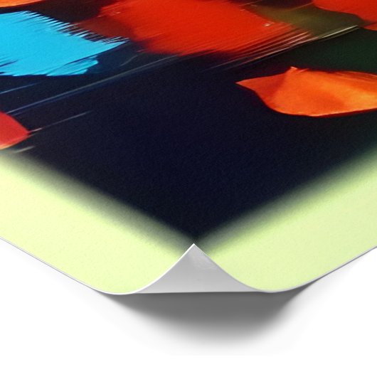 Bezauberter Waldsonnengang Poster (Ecke)