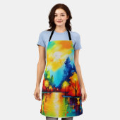 Bezauberter Waldsonnengang Schürze (Getragen)