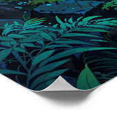 Bezauberter Waldstrom Poster (Ecke)